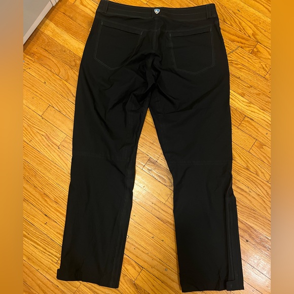 KUHL Mens Jetstream Rain Pant 36x32 Performance Waterproof 100% Nylon Ankle Zip - Picture 13 of 16
